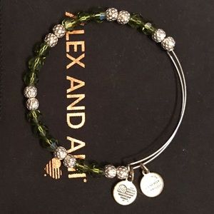 ✨Alex and Ani ✨ Green Bangle ✨